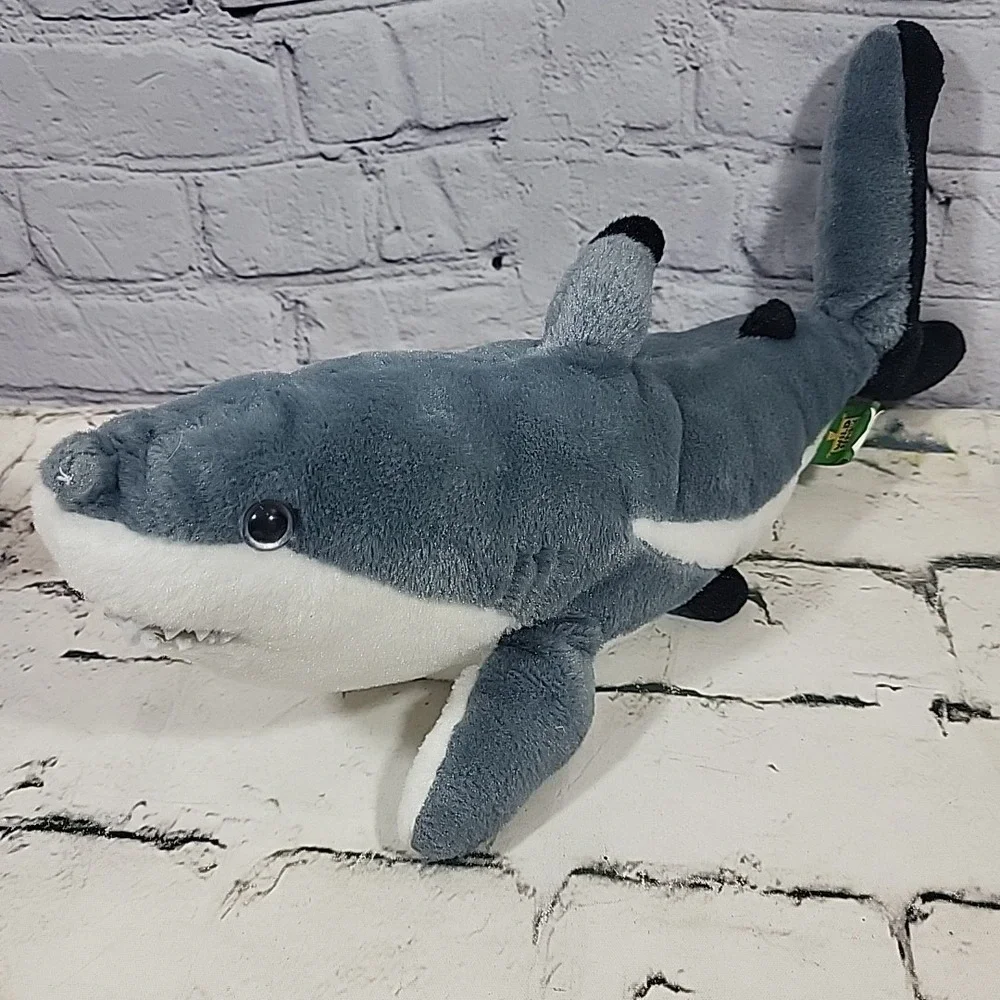 Wild‎ Republic Realistic Lifelike Stuffed Animal Plush Lot Of 3 Panda Shark Owl